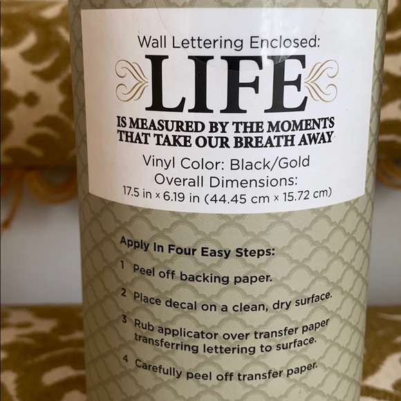 NIB DCVW Decor Wall Lettering Vinyl Decal - Picture 5 of 6